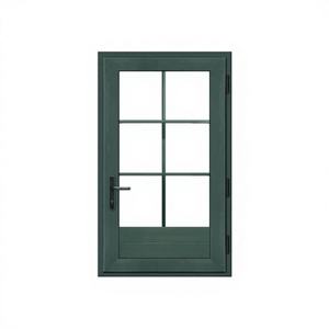 Porte moderne en PVC sans panneau |   Système de porte en PVC à haute efficacité énergétique pour cuisine et salle de bain - Product Image 1