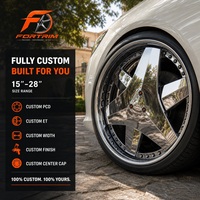 Jantes de voiture de course forgées chromées en forme de lame, compatibles avec Mercedes, BMW, Benz, Audi, Rolls Royce, chrome 5x114.3 5x112 17 18 19 20 pouces
