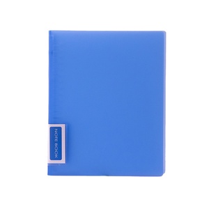 Hot Sales A5 20 Rings Transparent Frosted Loose Leaf Binder Cover Student PP Ring Binder Cover