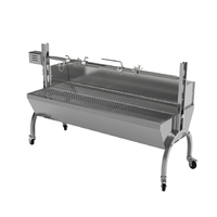 Gril rotatif à charbon de bois à gaz grils de cuisine extérieurs barbecue rôtissoire rotative automatique barbecue pour garden-party vente en ligne