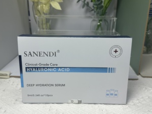 เซรั่มบำรุงผิวหน้า AQUA ไฮยาลูรอนิค แอซิด ลดสิว ด้วยกรีนเปปไทด์ ช่วยเติมความชุ่มชื้น ฟื้นฟูผิว ผลิตโดยโรงงานผลิตเครื่องสำอางแบบ OEM - Product Image 6