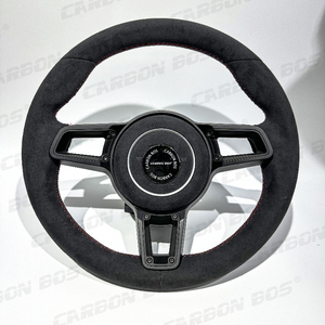 Volante Deportivo Mejorado Más Vendido para <span class=keywords><strong>Porsche</strong></span> Panamera, Completamente en Gamuza, Compatible con 718 Boxster Cayman 911 998 Cayenne <span class=keywords><strong>Macan</strong></span> - Product Image 2