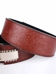 Ceinture de soutien dorsal respirante en cuir pour l'haltérophilie et les squats, modèle Coexistence 2026, vente en gros, unisexe - Product Image 2