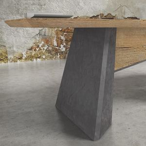 WESOME ofis mobilyaları 8 kişilik elmas kesim tasarım ahşap boardroom masa - Product Image 4