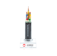 Cable Eléctrico de 0.6/1kV, 3, 4 y 5 Núcleos, Conductor de Cobre, Aislamiento XLPE, Revestimiento de PVC, Precio de Fábrica en China