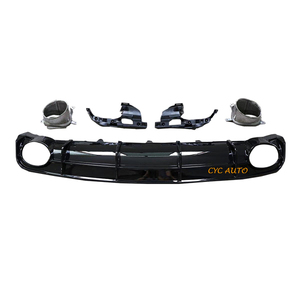 Diffuseur arrière modifié Auto <span class=keywords><strong>A6</strong></span> pour <span class=keywords><strong>AUDI</strong></span> <span class=keywords><strong>A6</strong></span> <span class=keywords><strong>sline</strong></span> mise à niveau RS6 Style diffuseur arrière 2016 <span class=keywords><strong>2017</strong></span> 2018 - Product Image 1