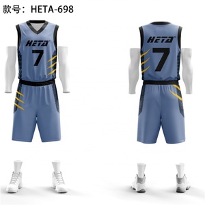 Uniformes de Baloncesto Personalizados al por Mayor, Ropa de Baloncesto Sublimada, Camisetas de Baloncesto Transpirables para Adultos y Niños - Product Image 2