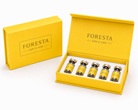 Boîte d'emballage personnalisée pour flacons en verre de 2 ml, 3 ml, 5 ml, 10 ml, boîte en papier personnalisée OEM avec insert en EVA, boîte magnétique pour petits flacons