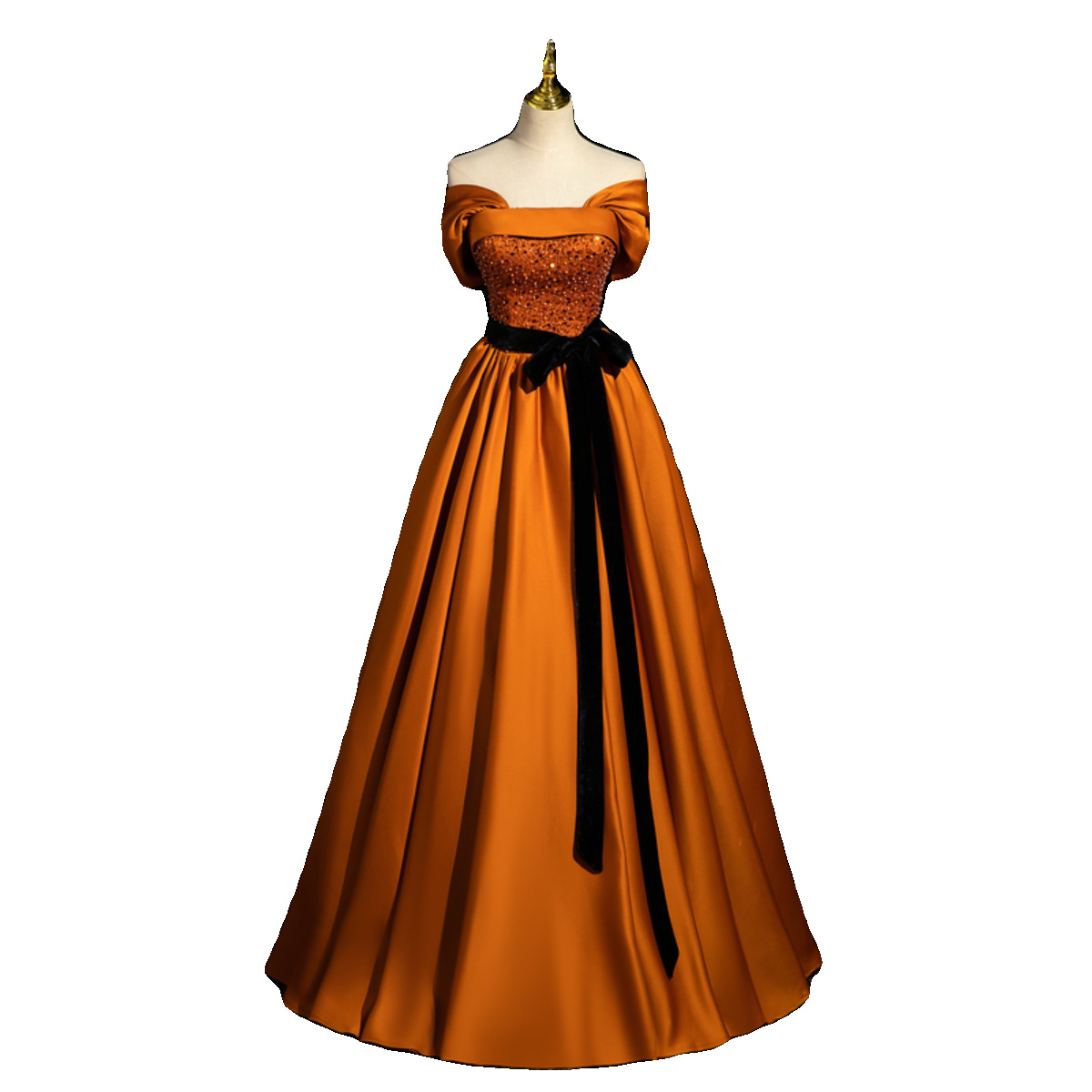 Black & Orange Wedding Dresses - New Trend 2025 Black & Orange Wedding Dresses - New Trend 2025