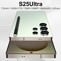Smartphone 5G haute performance S25 Ultra Deca Core 16 Go + 1 To, écran 7,3 pouces, stylet intégré, appareil photo 108 MP, téléphone de jeu Android