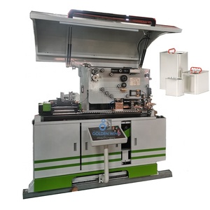 Otomatik yuvarlak 1-5 çöp kare dikdörtgen kimyasal teneke kutu kutu büyük kova boya 10-20 litre yapma makinesi üretim hattı - Product Image 3