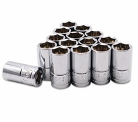 Set soket cermin baja 10mm, Kit peralatan adaptor Universal untuk perbaikan mobil