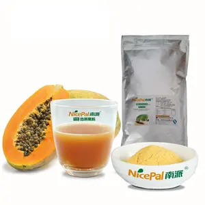 Pure Natural non GMO KOSHER/BRC certified spray dried Papaya Juice Powder for ice cream instant drink beauty sachet