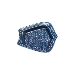 Chinese <b>Ceramic</b> Irregular Fruit <b>Plate</b> Handmade For Afternoon Tea Dehua Origin First Class Quality - Product Image 5