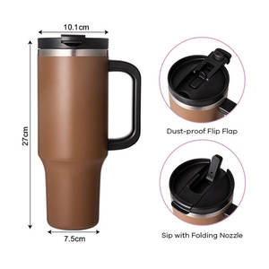 可持续环保产品多色40盎司咖啡酒啤酒杯304不锈钢不倒翁 - Product Image 5