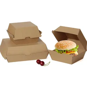 Fries Packaging Fast Food F Flute Corrugated Container Hot Dog French Fries Hamburg Packing Tray 300gsm Paper Disposable Paperboard 1-6colors