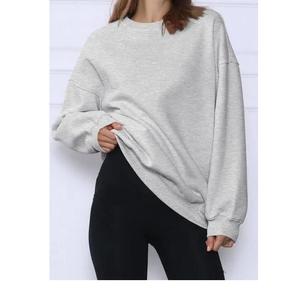 Sudaderas con logotipo personalizado 2025, sudadera de talla grande de gran tamaño para mujer, sudadera de algodón de alta calidad del proveedor BD - Product Image 4