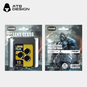 Protection d'objectif de caméra Eagle <span class=keywords><strong>Eye</strong></span> facile à installer <span class=keywords><strong>pour</strong></span> <span class=keywords><strong>iPhone</strong></span> 16 Pro, 16 Pro Max, 16 Plus, 15, 17 Pro – Protection intégrale de l'objectif - Product Image 2