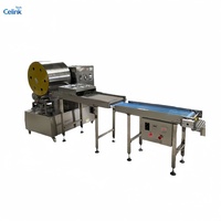 Machine automatique de fabrication de feuilles de pâte à rouleaux de printemps en acier inoxydable pour usine de transformation alimentaire commerciale