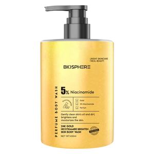 Private Label Natural <b>Organic</b> Shower Gel Lilac Vitamin Niacinamide Fruit Flavor Refreshements Bath Body Wash - Product Image 1