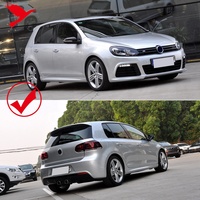 Pour VW Volkswagen Golf 6 MK 6 2009 2010 2011 2012 Accessoires de voiture, cache de fenêtre latérale, aileron, ABS, 2 pièces (ne convient pas à la version GTI)