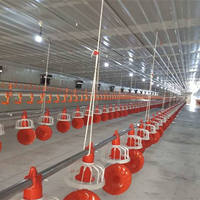 Nave Avícola Prefabricada de Acero para 10000 Aves, Construcción para Granja Avícola