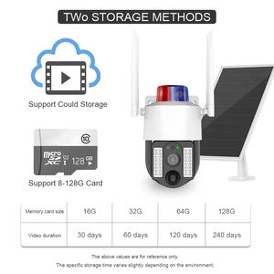 Cámara de seguridad PTZ 4G, vigilancia inalámbrica, 10W, Panel Solar, detección de movimiento alimentada por batería, grabación 24/7 - Product Image 6
