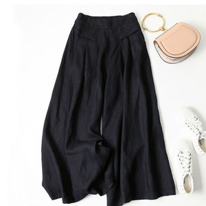 <span class=keywords><strong>Pantalon</strong></span> palazzo décontracté <span class=keywords><strong>chic</strong></span> et confortable pour femmes, coupe large - Product Image 5