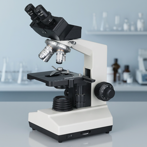 Microscope de recherche binoculaire avec résolution de caméra 1920x1080 et mise au point manuelle - Product Image 1