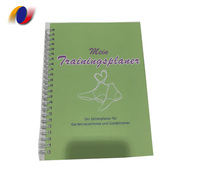 Carnet à spirale A5 personnalisé carton de haute qualité conception de planificateur personnalisé avec impression offset PDF livre en carton personnalisé