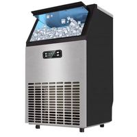 Machine à glaçons entièrement automatique de qualité commerciale avec logo OEM pour les cafés, les restaurants et les boissons