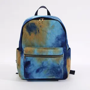 Tas Sekolah Anak-anak Keren Mendaki Hari Wanita Lipat Lucu Tas Sekolah Laptop Tie Dye Tali Bahu Ganda Ransel Unik