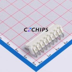 HX VH3.96-9P WZ Wire-to-Board Pin Header Bent Lead Through Hole,P=3.96mm Connector 1x9P 3.96mm Right Angle Insert VH - Product Image 2