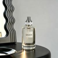 Faible MOQ, Bouteilles de parfum en verre vides de type sertissable, design unique, pour huiles parfumées arabes, 30ml 50ml 100ml, Vente en gros