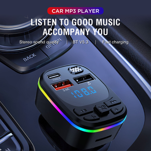 C11p kép <span class=keywords><strong>USB</strong></span> <span class=keywords><strong>Car</strong></span> Charger <span class=keywords><strong>FM</strong></span> <span class=keywords><strong>Transmitter</strong></span> không dây tay-miễn phí cuộc gọi bt5.3 xe MP3 máy nghe nhạc hỗ trợ thẻ TF và điều khiển từ xa - Product Image 2