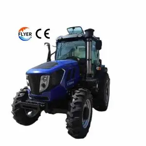 Tracteurs agricoles 60 hp 70 hp 4x4 roue tracteur 80hp 90hp 100 hp au meilleur prix