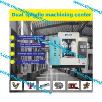 Máquina CNC de Doble Husillo Horizontal BT40 de Última Generación para Sistema de Control con Cambio Automático de Herramienta para Metal de Alta Velocidad