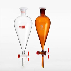 Embudo de Separación en Forma de Pera para la Separación de Aceite y Líquidos en el Laboratorio - Product Image 1