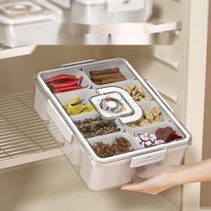 Nhiều Thông số kỹ thuật công suất lớn ngăn nhựa thực phẩm lưu trữ <span class=keywords><strong>container</strong></span> cho nhà bếp - Product Image 1