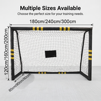 But de football portable en acier pour l'extérieur avec filet pour jardin - Vente en gros
