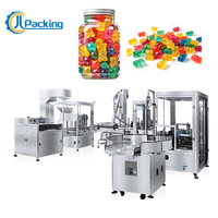 Machine de remplissage automatique de bonbons mous avec balance de comptage, équipement d'emballage de pots de oursons gommeux, machine de remplissage pour usine alimentaire