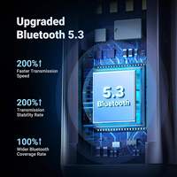 Adaptateur Ugreen Aux vers Bluetooth 5.0, câble récepteur Bluetooth 3.5mm, câble USB 2.0 vers prise jack 3.5mm pour haut-parleurs et ordinateurs portables