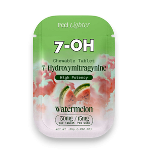 Tùy chỉnh in ấn 7-Oh 1CT Tablet Mẫu Gói với hộp hiển thị 1CT Viên nhai vỉ với hiển thị Feeder hộp bán lẻ - Product Image 6