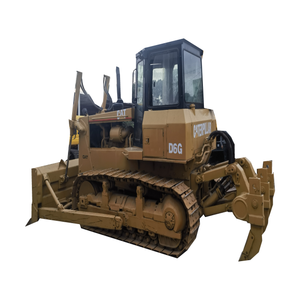 Bulldozer sur chenilles CAT D6G, moteur puissant, engin de terrassement lourd pour chantier de construction - Product Image 1