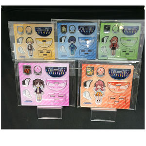 Personnalisé Populaire Aigue-Marine Japandi Présentoir Décontracté Piédestal Petit Acrylique Stand Figure pour Anniversaire en Vrac - Product Image 2