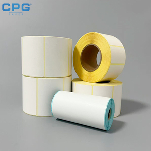Professional Grade 100x150mm Top Coated Thermal Barcode Label Roll Waterproof <b>Logistics</b> Shipping Sticker Paper - Product Image 1