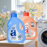 Détergent à lessive liquide naturel personnalisé OEM/ODM, doux pour tous types de tissus, emballage de bouteille personnalisé, fourniture de marque privée