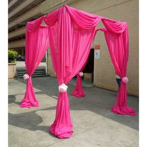 Portable <b>backdrop</b> <b>stand</b> adjustable modular pipe and drape for wedding events - Product Image 4