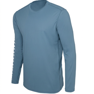 Camiseta de Pesca Personalizada de Verano, de Poliéster Suave, Transpirable, Anti-UV, de Manga Larga, de Secado Rápido, Ropa de Pesca Profesional - Product Image 1