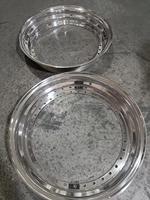 Nouvelles jantes en alliage d'aluminium forgé sur mesure, 3 pièces, T6061, diamètre 12''-26'', finition polie miroir, bord droit, Euro Step